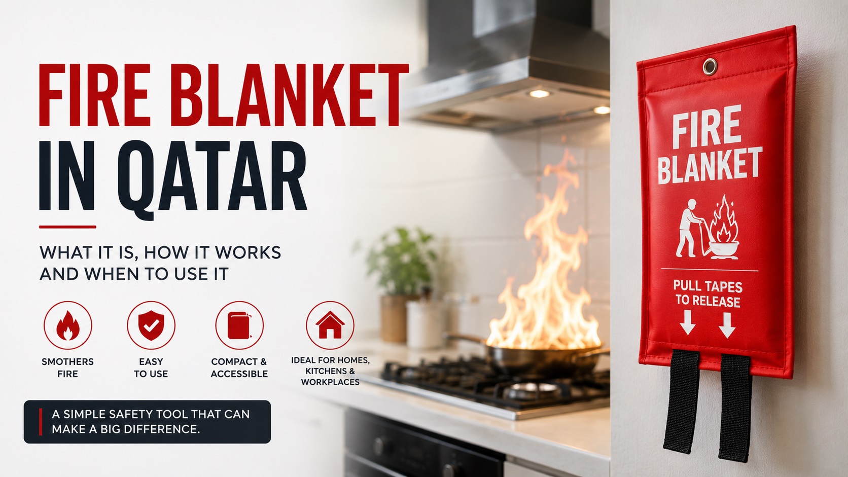 fire blanket in qatar what it is, how it works and when to use it