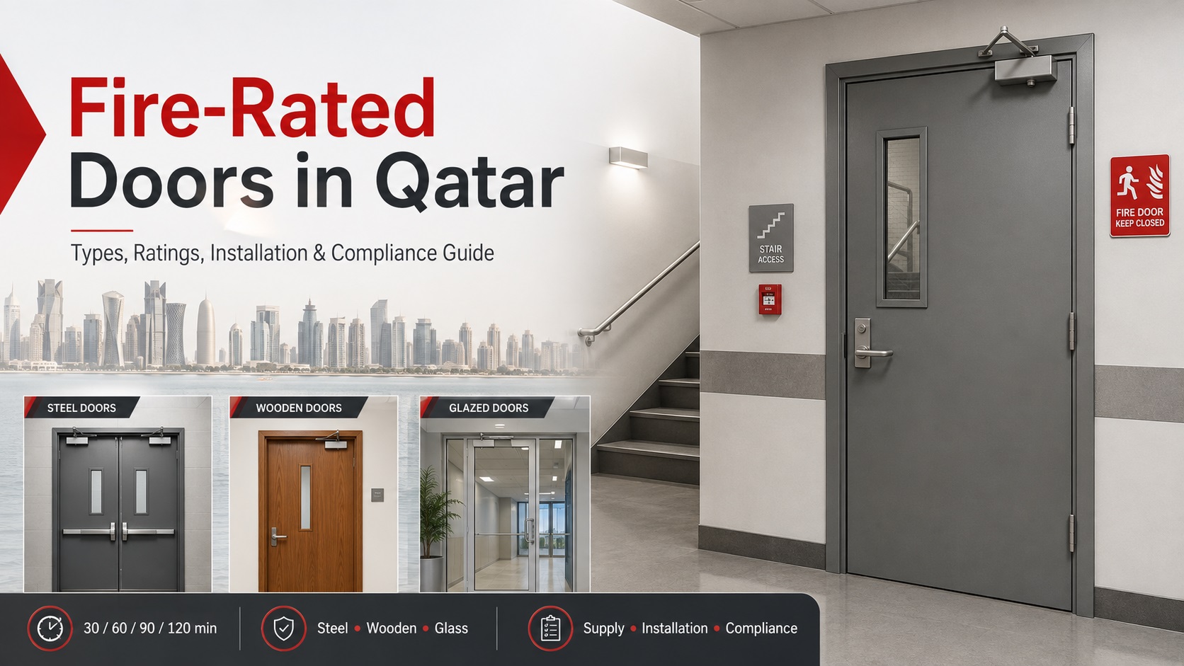 fire rated doors in qatar