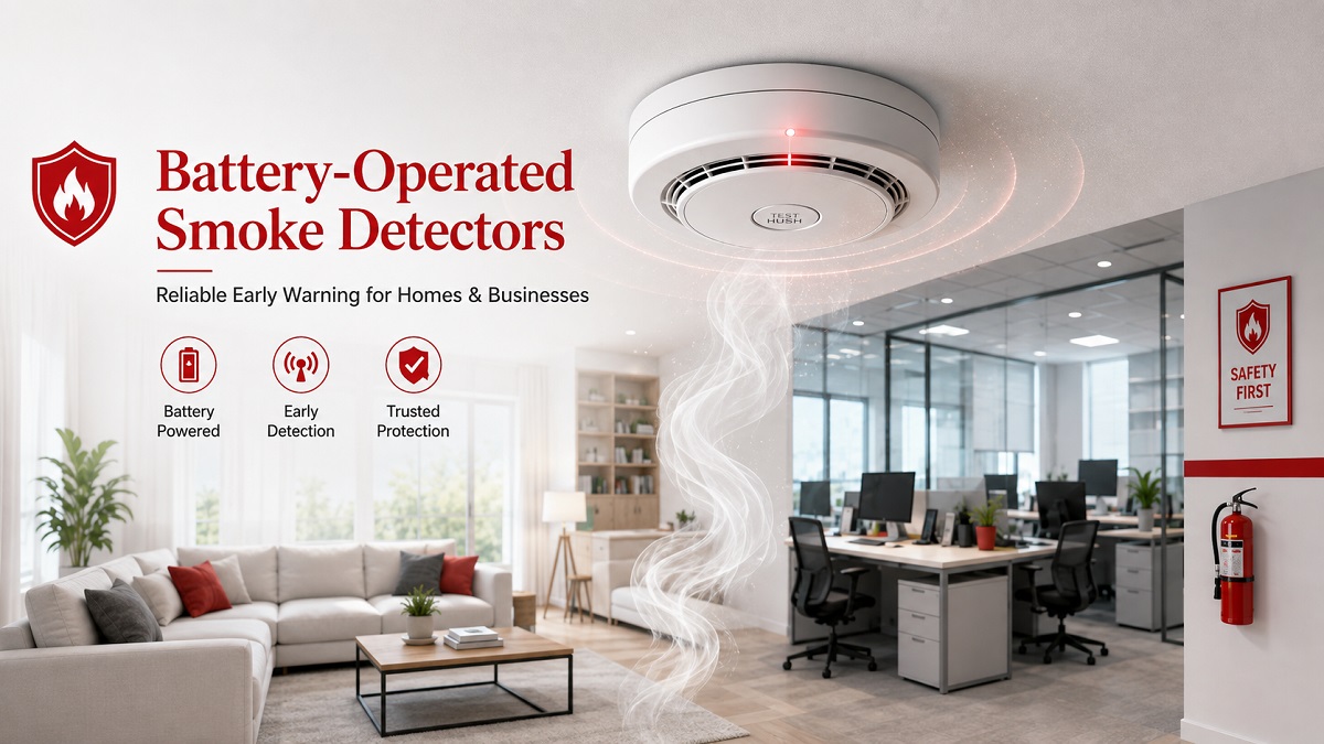 battery operated smoke detectors in qatar