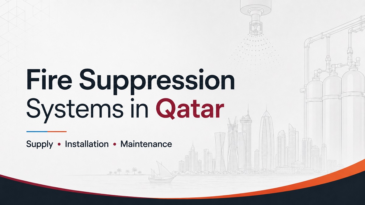 fire suppression systems in qatar supply, installation and maintenance