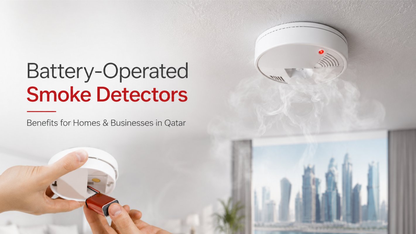 battery operated smoke detectors in qatar
